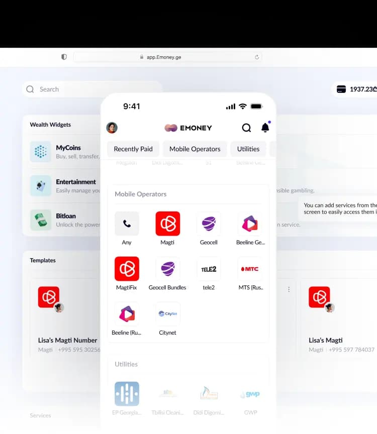 service payment banner